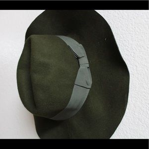 Olive Wide Brim Hat